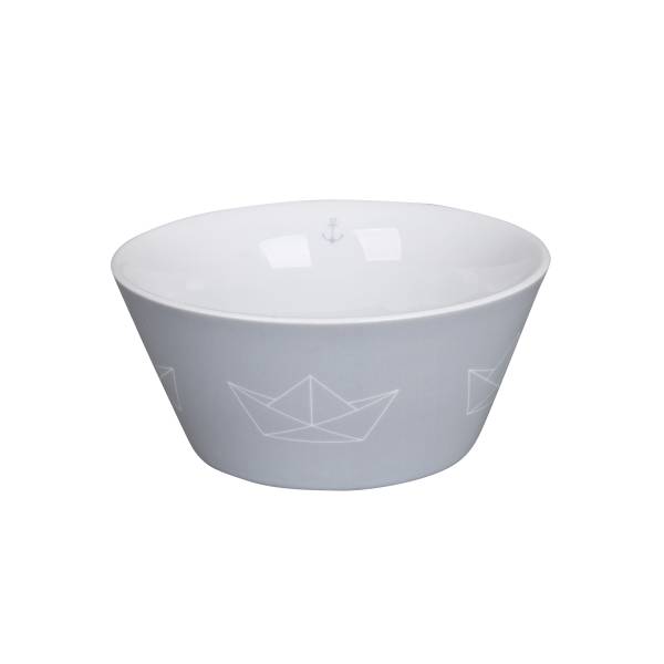 BOWL PAPERBOAT GREY